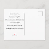 Roses Dreamcatcher Rosenblume Ankündigungspostkarte (Rückseite)