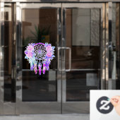 Roses Dreamcatcher Rosenblume Fensteraufkleber (Büro Tür)