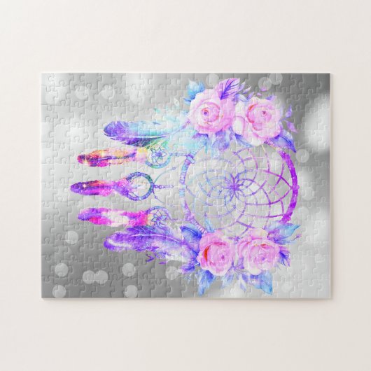 Roses Dreamcatcher Rosenblume Puzzle (Horizontal)
