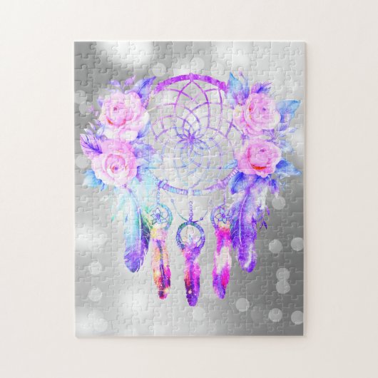 Roses Dreamcatcher Rosenblume Puzzle (Vertikal)
