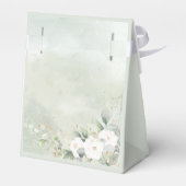 Roses Eucalyptus-Blätter Hochzeit Geschenkschachtel (Rückseite)