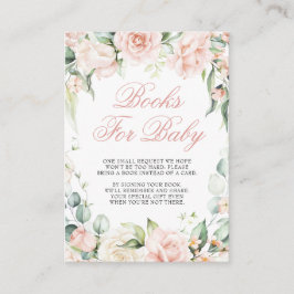 Roses Eucalyptus Girl Books for Baby Begleitkarte