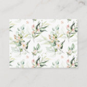 Roses Eukalyptus Diaper Raffel Begleitkarte (Rückseite)