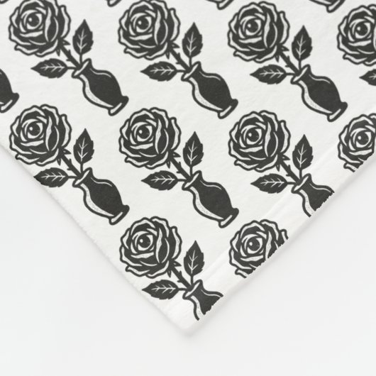 Roses Eyes Fleecedecke (Ecke)