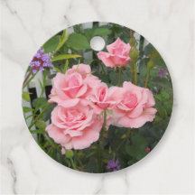 Roses Favor Tag