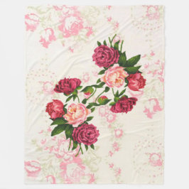 Roses Fleece Blanket