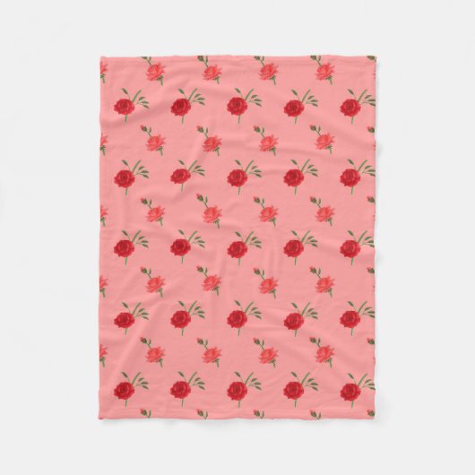 Roses Fleecedecke (Vorderseite)