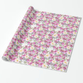 Roses Floral Geschenkpapier (Ungerollt)