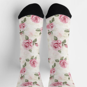 Roses Floral Socken