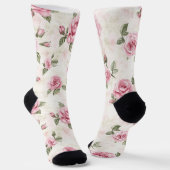 Roses Floral Socken (Gewinkelt)