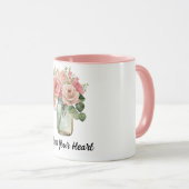 Roses Floral Tasse (VorderseiteRechts)