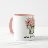 Roses Floral Tasse (Vorderseite Links)