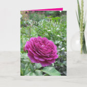 Roses Folded Greeting Card Karte (Vorderseite)