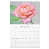 Roses Fotografische Blume Kalender (Feb 2027)