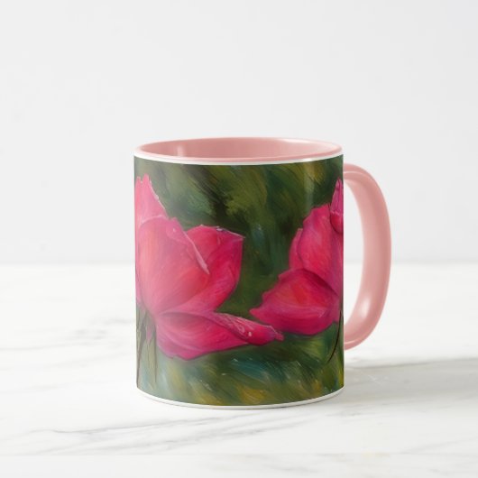 Roses Garden Hübsche Blume Tasse Cup (VorderseiteRechts)