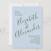 Roses Garden Spring Wedding Einladung (Vorderseite)