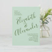 Roses Garden Spring Wedding Einladung (Stehend Vorderseite)