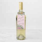 Roses Garden Spring Wedding Flaschenanhänger (Auf Flasche)