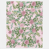 Roses Garden Spring Wedding Fleecedecke (Vorderseite)