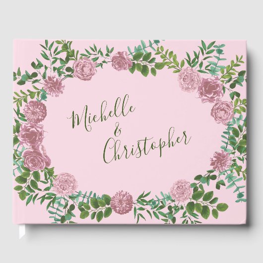 Roses Garden Spring Wedding Gästebuch (Vorderseite)