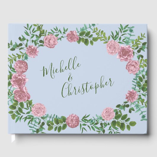 Roses Garden Spring Wedding Gästebuch (Vorderseite)