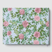 Roses Garden Spring Wedding Gästebuch (Rückseite)