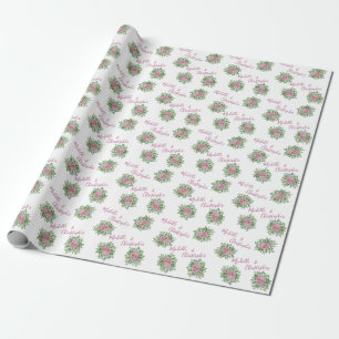 Roses Garden Spring Wedding Geschenkpapier
