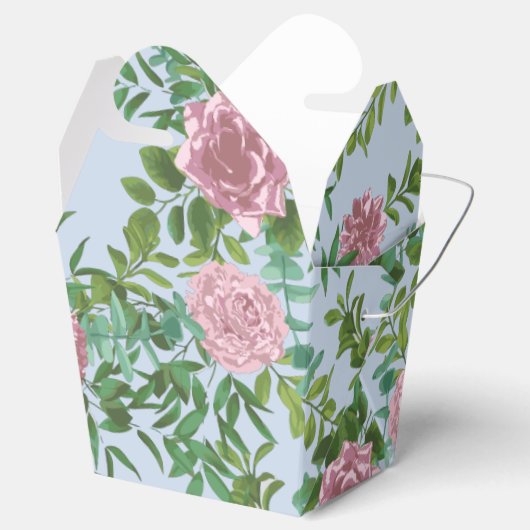 Roses Garden Spring Wedding Geschenkschachtel (Geöffnet)