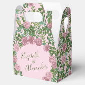 Roses Garden Spring Wedding Geschenkschachtel (Geöffnet)