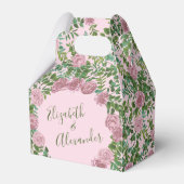 Roses Garden Spring Wedding Geschenkschachtel (Vorderseite)