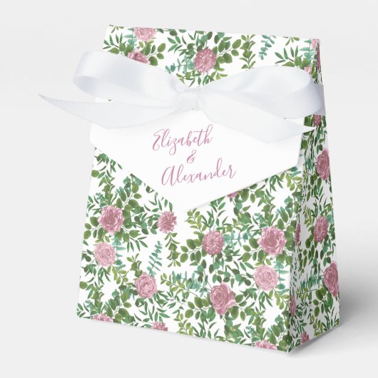 Roses Garden Spring Wedding Geschenkschachtel (Vorderseite)