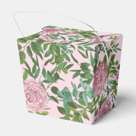 Roses Garden Spring Wedding Geschenkschachtel (Rückseite)