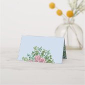 Roses Garden Spring Wedding Platzkarte (Vorderseite)