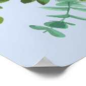 Roses Garden Spring Wedding Poster (Ecke)