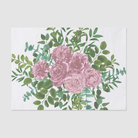 Roses Garden Spring Wedding Seidenpapier (Vorderseite)