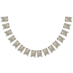 Roses Garden Spring Wedding Wimpelkette