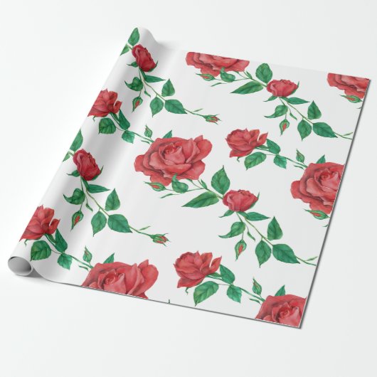 Roses Geschenkpapier (Ungerollt)