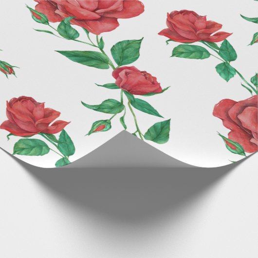 Roses Geschenkpapier (Ecke)