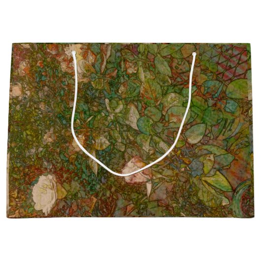 Roses gift bag große geschenktüte (Vorderseite)