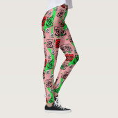 Roses Graphic Leggings (Rechts)
