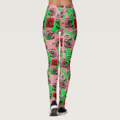Roses Graphic Leggings (Rückseite)