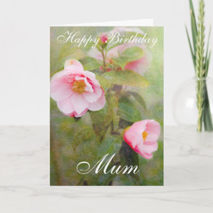 ROSES HAPPY BIRTHDAY MUM GREETING CARD KARTE