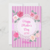 Roses Happy Mother Day Karte (Vorderseite)