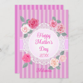 Roses Happy Mother Day Karte