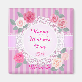 Roses Happy Mother Day Magnet