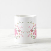 Roses Herz und Blumen Kaffeetasse (Mittel)