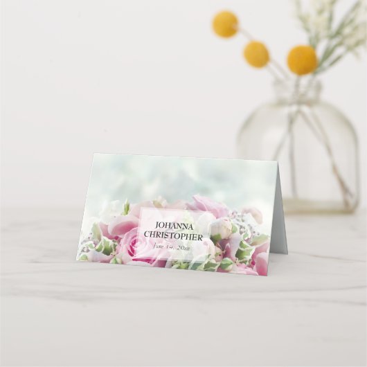 Roses Hochzeitsfeiern Platzkarten (Rückseite)