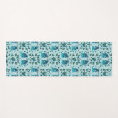 Roses In a Rough Patch Aqua Yogamatte (Vorderseite (Horizontal))