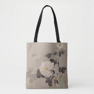 Roses Junger Vogel und ein Schmetterling von Seite Tasche