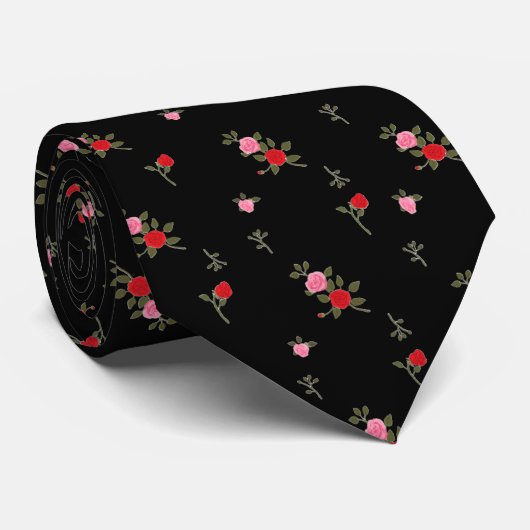 Roses Krawatte (Gerollt)